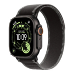 Apple Watch Ultra 3 (GPS+Cellular) 49mm Titanium Case with Black/Charcoal Trail Loop - M/L - Black