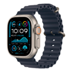 Apple Watch Ultra 2 - 49mm Titanium - Navy Ocean Band