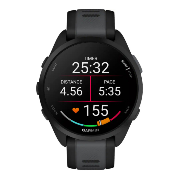 Garmin-Forerunner-165-GPS-Smartwatch-43mm-Black-Gray