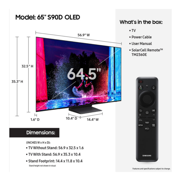 65-Samsung-S90D-OLED-4K-HDR-Smart-TV